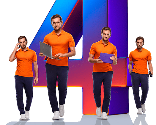 Великолепная четверка Ростелеком в село Среднебелое (Амурская область)